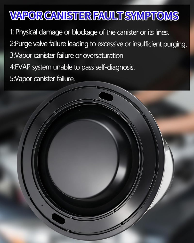 AIKEPT 911-261 Vapor Canister Compatible with Chevy C10 K1500 GMC Syclone Typhoon Buick Regal Cadillac Seville 1971-1995, Direct Replacement Emission Control Charcoal Filter, Replaces 170565 - Image 2